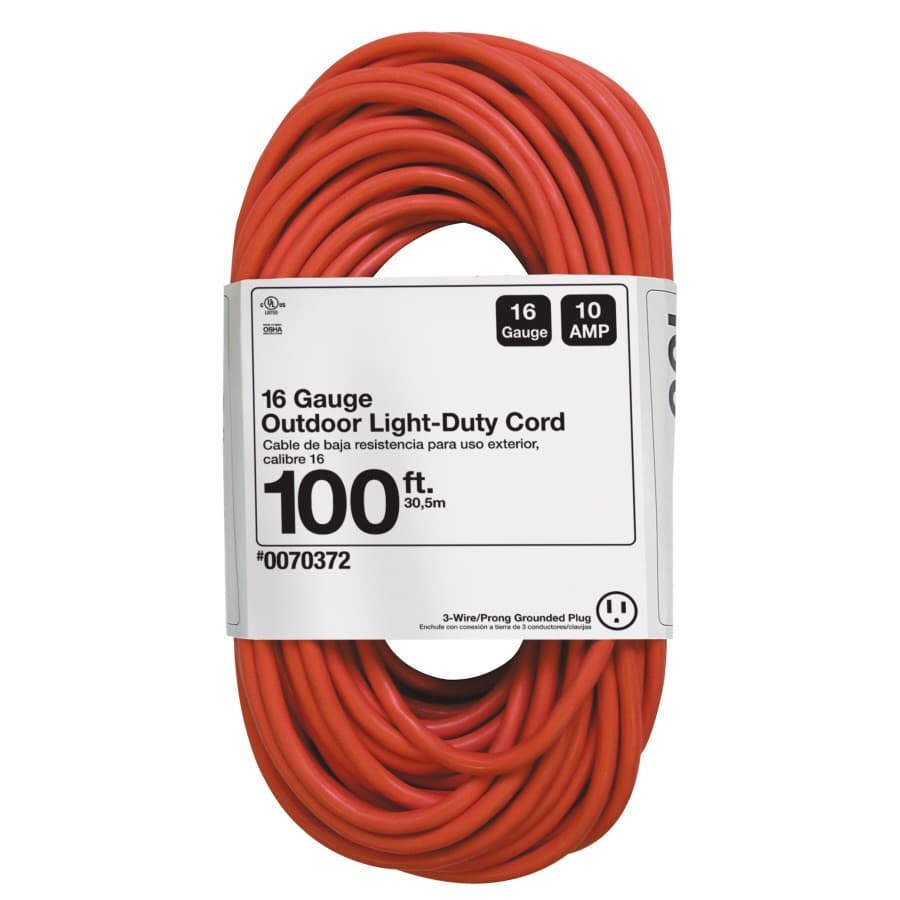 Корд 100. Ft-100. Extension Cord. Gauge Orange. Connect 100